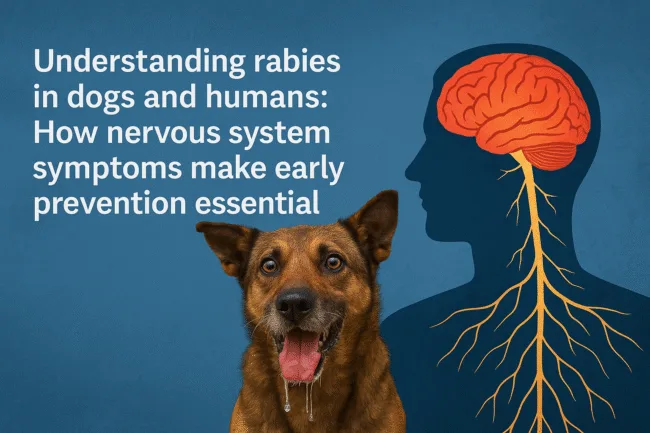 Understanding rabies in dogs and humans How nervous system symptoms make early prevention essential