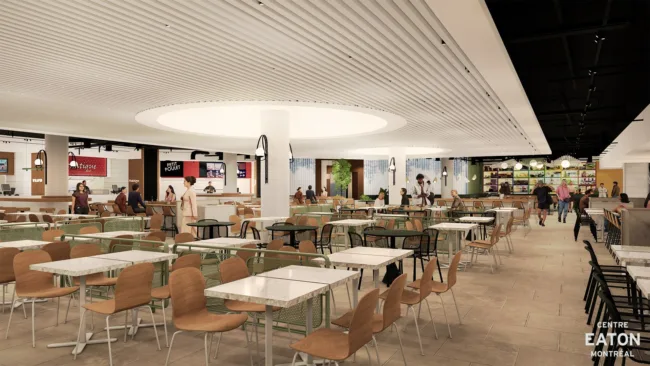 Centre Eaton de Montréal announces 2026 food court transformation