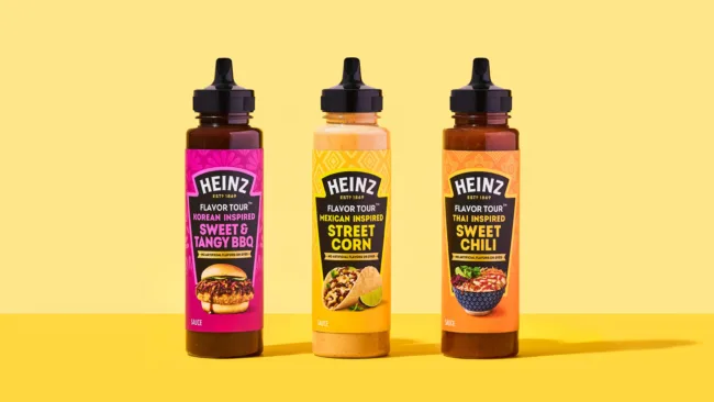 Heinz expands beyond ketchup with its new Flavor Tour sauces, embracing global flavor trends and responding to rising demand for international sauce varieties.