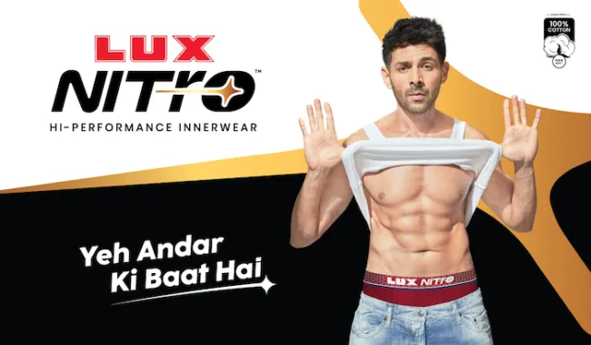 Lux Nitro, Lux Industries’ bold new men’s innerwear brand, is redefining style and confidence with Kartik Aaryan as its dynamic ambassador.