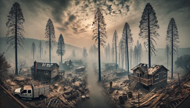 Representative image - Victims of the Eaton and Pacific Palisades Fires file lawsuits alleging negligence by Southern California Edison and LADWP.