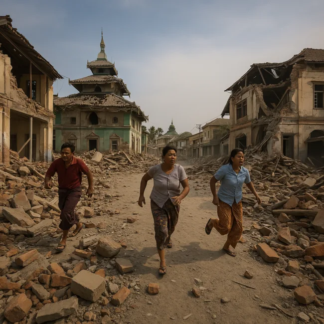 Representative image: Central Myanmar rattled by new 5.5 quake amid continuing aftershocks from March temblor