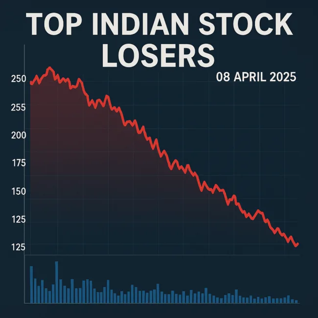 Top Indian stocks tumble as Delhivery, Stove Kraft, and Kanani Industries drag indices on April 8