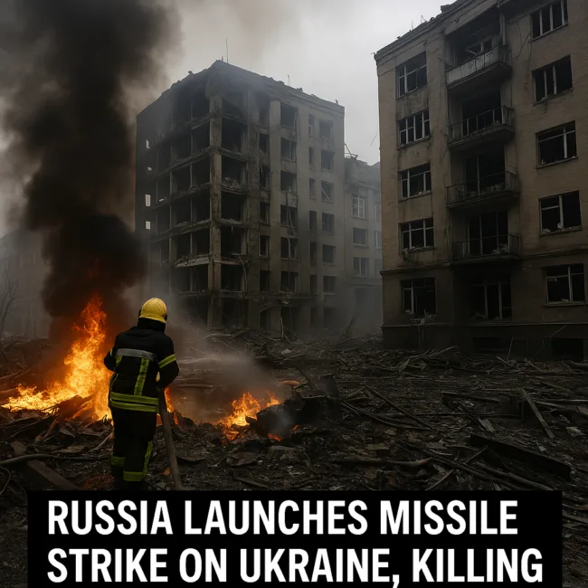 Russia escalates missile strikes on Ukraine, killing one in Kyiv as pressure mounts on international diplomacy