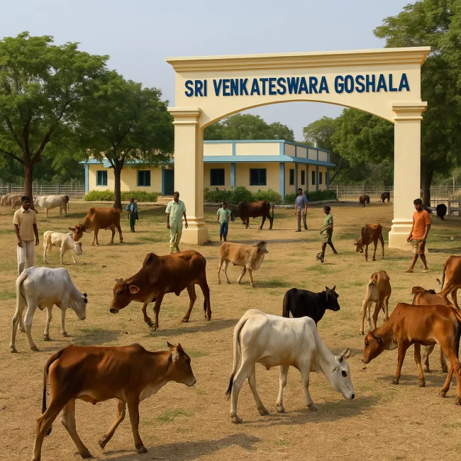 Representative image: TTD chairman BR Naidu flags alleged scam in SV Goshala under previous YSRC rule