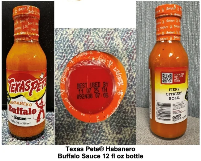 T.W. Garner Food Company initiates recall of mislabeled Texas Pete hot sauces