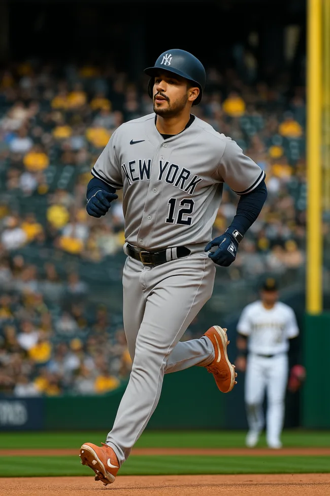 Trent Grisham powers the New York Yankees to a new MLB home run milestone in a commanding victory over the Pirates.