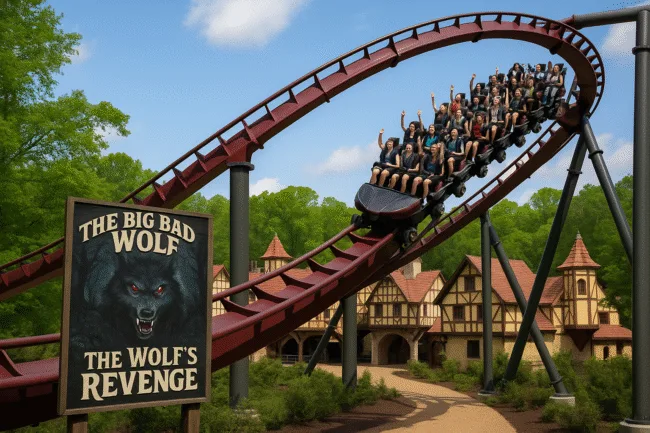Busch Gardens Williamsburg launches The Big Bad Wolf The Wolf’s Revenge, North America’s longest family inverted coaster