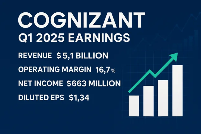Cognizant’s Q1 2025 earnings reflect strong AI-led growth, robust client partnerships, and solid shareholder returns, signaling bullish sentiment across markets.