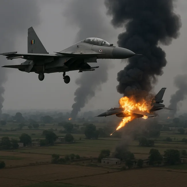Representative image: India Downs Pakistani F-16 After Missile Attack Across Jammu: Tensions Escalate Across Border States