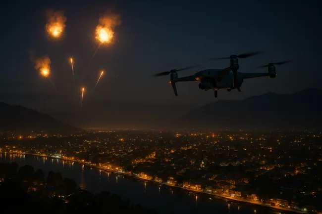 Representative image: Post-Ceasefire Drone Escalation by Pakistan Triggers Renewed Tensions Along LoC