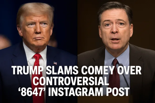 Representative image: Secret Service Investigates Comey’s ‘8647’ Post After Trump Raises Alarm