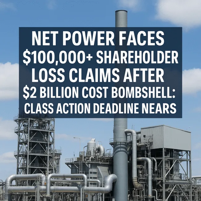 Why NET Power faces a class action lawsuit over Project Permian cost overruns and delays