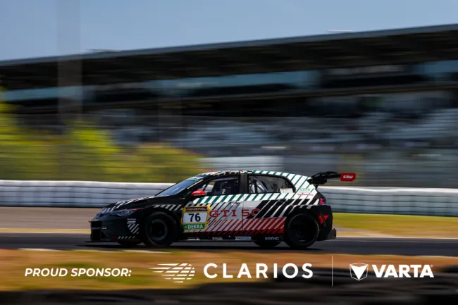 Clarios and its brand VARTA support Benny Leuchter’s GTI racing effort at legendary Nürburgring 24-Hour Race