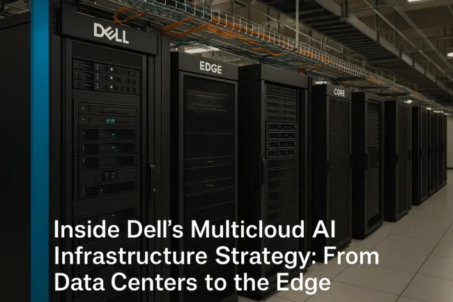Representative image: Dell Technologies’ multicloud AI infrastructure spans both data center and edge environments, enabling scalable, sovereign AI deployments across industries.