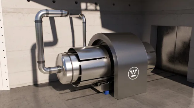 Westinghouse’s eVinci microreactor test unit is designed as a compact, transportable nuclear battery for resilient, carbon-free energy