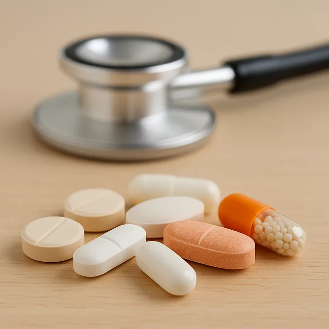 Representative image showing pharmaceutical tablets symbolizing the shift toward oral obesity treatments like semaglutide, amycretin, and orforglipron