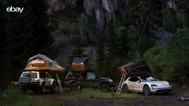 eBay showcases Secure Purchase with a lineup of vehicles ready for adventure—highlighting the platform’s end-to-end solution for online car buying, financing, and ownership transfer.