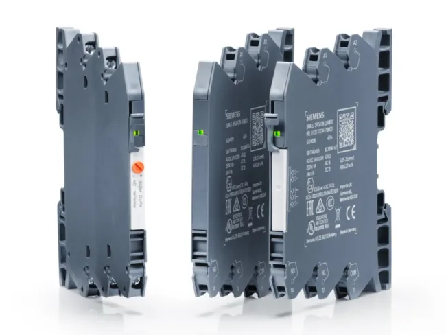Siemens’ new SIRIUS 3RQ4 coupling relay series, designed for industrial automation applications, features housings made from Envalior’s bio-based Akulon plastic derived from used cooking oil.