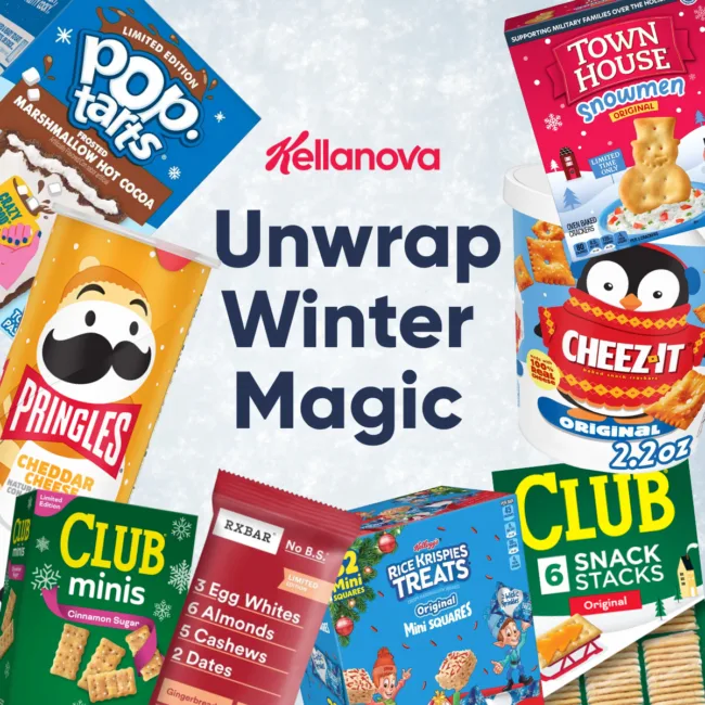 Kellanova unwraps festive snack magic with Pop-Tarts, Pringles, and more this holiday
