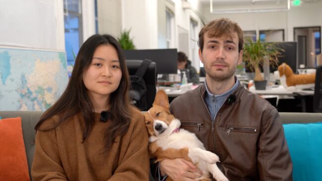 Emily Yuan and Nico Laqua, co-founders of Corgi, which raised $108 million to launch the first AI-native full-stack insurance carrier built for startups