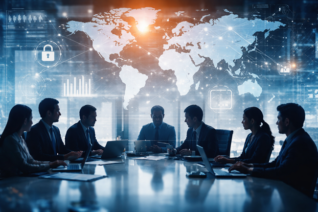 Representative image. Global technology leaders collaborate on cross-border trust frameworks as the Trusted Tech Alliance launches to shape standards for AI, cloud infrastructure, and digital sovereignty.