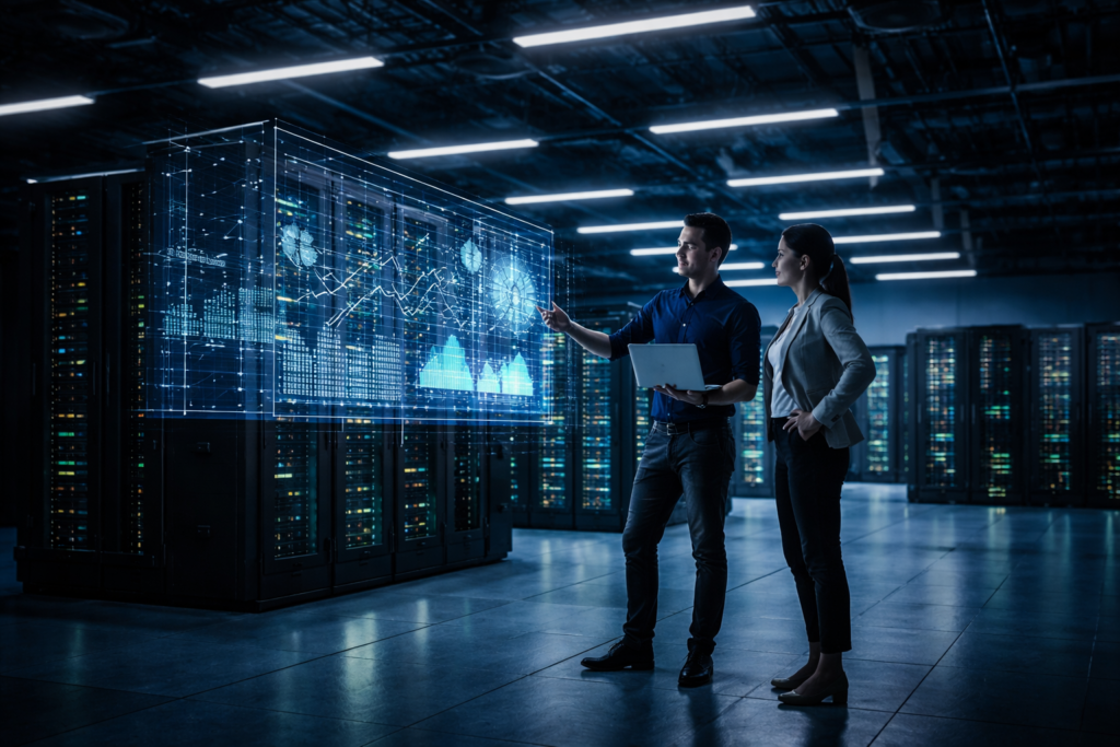 Representative image of AI cloud infrastructure as CoreWeave and Anthropic deepen their partnership to scale Claude model deployment and enterprise artificial intelligence workloads.