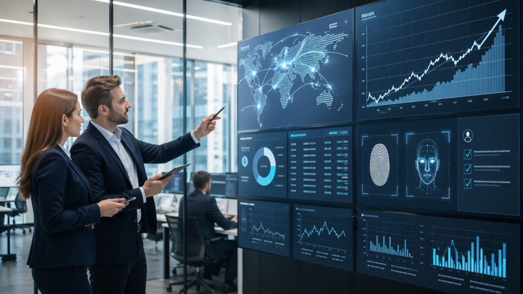 Representative image of a corporate identity verification and location intelligence platform, reflecting the themes behind GB Group plc’s FY26 trading update, second-half growth acceleration, and GBG Go platform momentum.