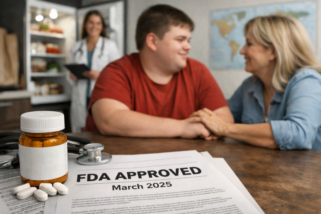 Representative image of Prader-Willi syndrome treatment progress, reflecting the breakthrough after United States Food and Drug Administration approval of the first drug for hyperphagia in March 2025 and the growing search for new care options for families managing Prader-Willi syndrome.