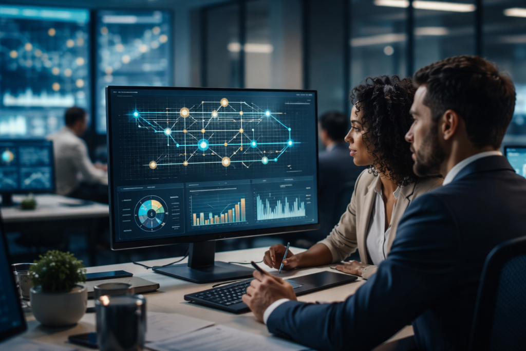 Representative image of enterprise process intelligence and cloud-based workflow analytics, reflecting how Celonis and Oracle are positioning AI, OCI, and IT modernization for large enterprises.