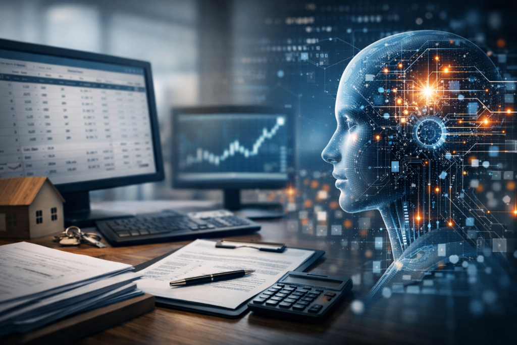 Representative image of mortgage servicing automation as Kastle AI integrates with Intercontinental Exchange’s MSP platform, highlighting how AI adoption could reshape borrower workflows and servicing operations.