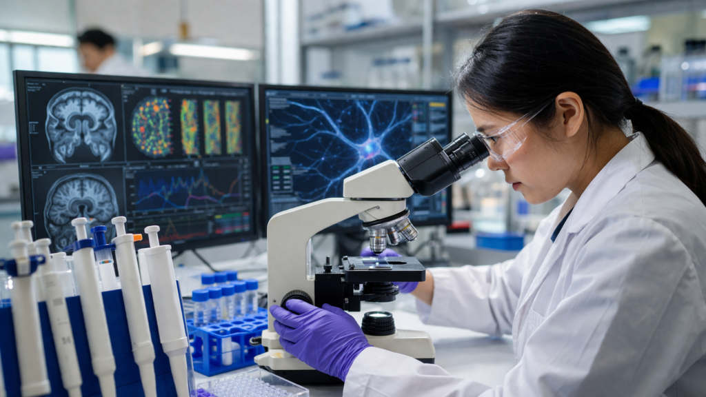 Representative image of neuroscience drug research as Eli Lilly and Company moves to acquire Centessa Pharmaceuticals plc in a $7.8 billion orexin science deal, intensifying the race to develop next-generation sleep and wakefulness therapies.