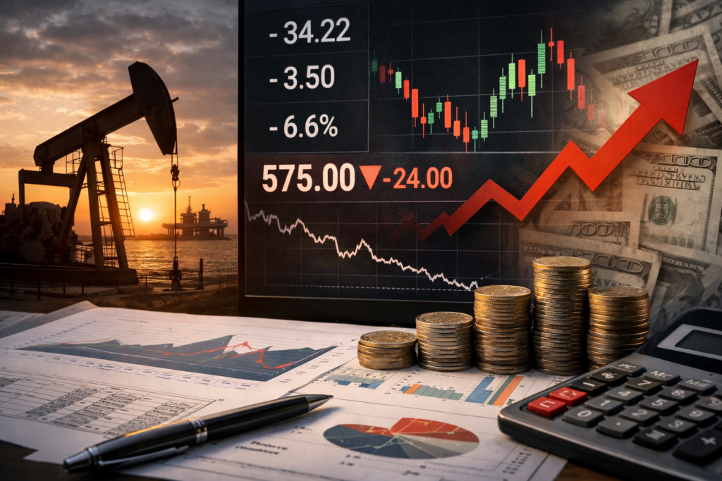 Representative image of oil market activity and financial screens illustrating why BP plc shares are in focus after its Q1 2026 trading statement highlighted trading strength and debt pressure.