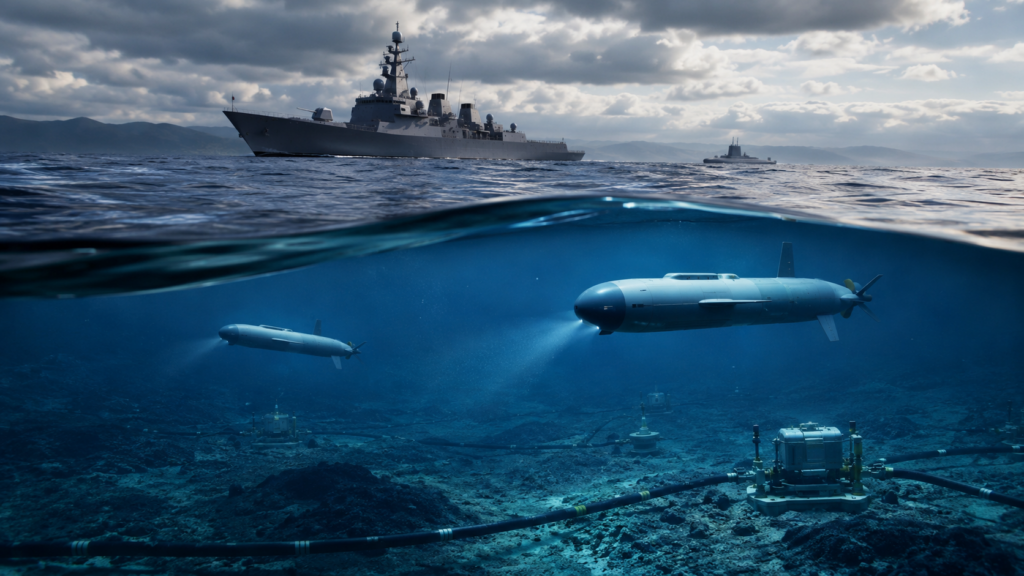 Representative image: AUKUS underwater drone technology highlights how the United Kingdom, United States and Australia are pushing seabed surveillance, undersea warfare and critical infrastructure protection into the next phase of alliance defence strategy.