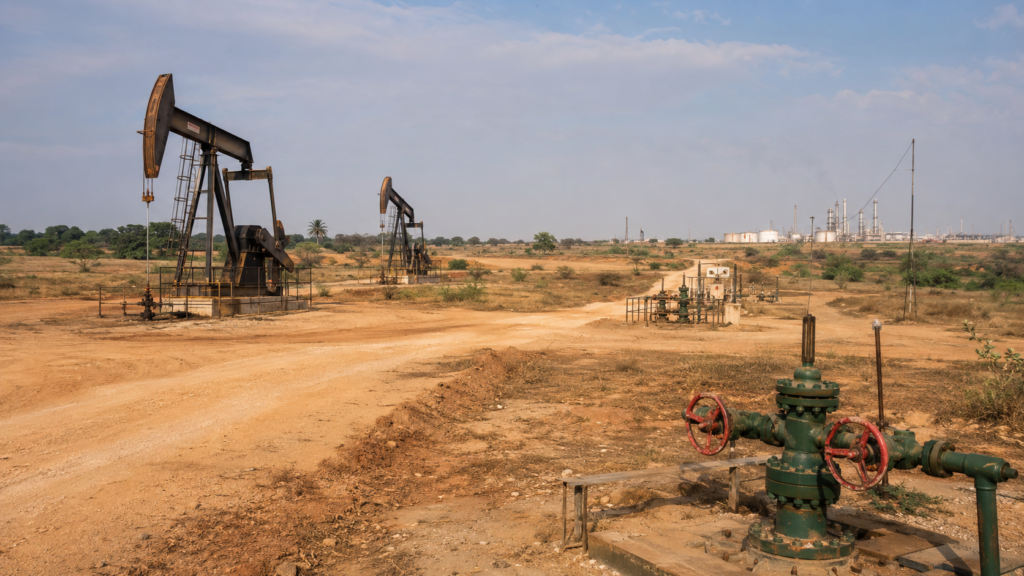 Representative image: Afentra plc’s KON4 licence award in Angola highlights the growing investor focus on onshore Kwanza basin oil redevelopment, Quenguela Norte field reactivation, and African upstream energy opportunities.