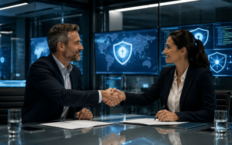 Representative image: Cycurion’s planned Secuvant acquisition highlights the growing demand for managed cybersecurity, AI-driven threat detection, and risk management services as small-cap security firms pursue scale in a crowded cyber defence market.