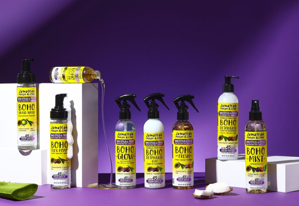 Jamaican Mango & Lime adds three products to boho braid collection as salons chase curl-led styles