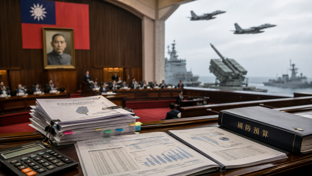 Representative image of Taiwan’s defence budget debate as Taipei approves a NT$780 billion special military spending package for United States arms purchases amid rising China security concerns.