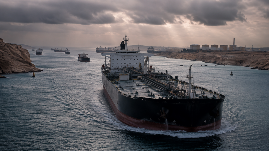 Representative image showing global oil shipping and energy security pressure, as the Middle East war raises fresh concerns over fuel supplies, fertiliser costs and vulnerable economies.