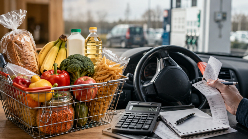 Representative image: UK tariff cuts on everyday essentials and higher mileage relief highlight how food prices, travel costs and household budgets are shaping the government’s cost-of-living strategy.