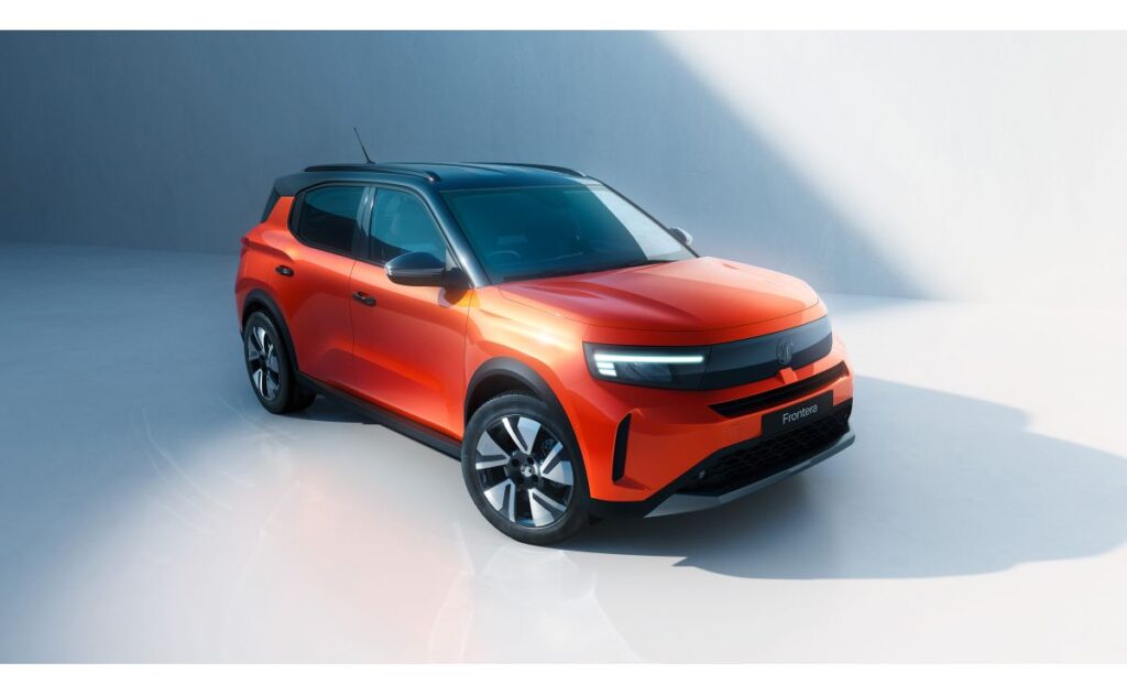 Vauxhall Frontera EV undercuts mild hybrid by £2,360 as Stellantis platform strategy resets UK B-segment pricing. Image courtesy of Stellantis.