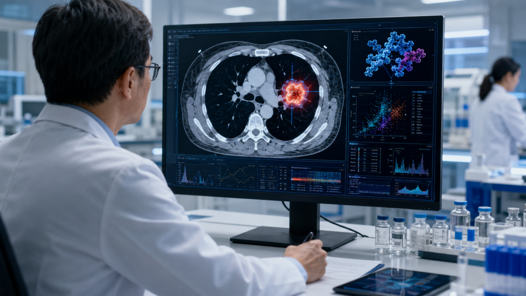 Representative image: Wenda Pharma’s NHWD-870 breakthrough therapy designation highlights the growing role of targeted cancer research in rare NUT carcinoma treatment, as precision oncology and molecular diagnostics reshape the search for new options in aggressive thoracic cancers.