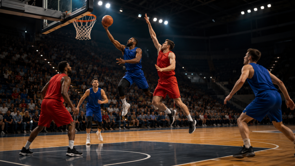 Representative image of a fast-paced 3-on-3 basketball game, reflecting BIG3 Basketball’s planned public listing through Graf Global Corp. and growing investor interest in GRAF, sports business, and SPAC-backed league expansion.