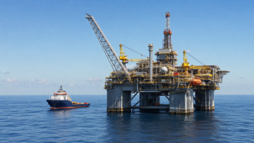 Representative image: Deepwater offshore oil infrastructure illustrates BP p.l.c.’s Kaskida and Tiber stake sale strategy as the company weighs capital recycling, Gulf of America growth and BP stock sentiment.