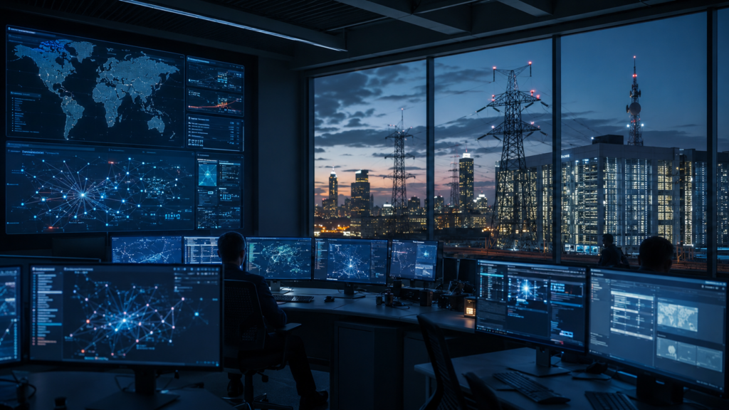 Representative image: A high-security cyber operations centre illustrates Dream’s $260 million funding round at a $3 billion valuation as sovereign AI, cybersecurity and critical-infrastructure defence gain momentum.