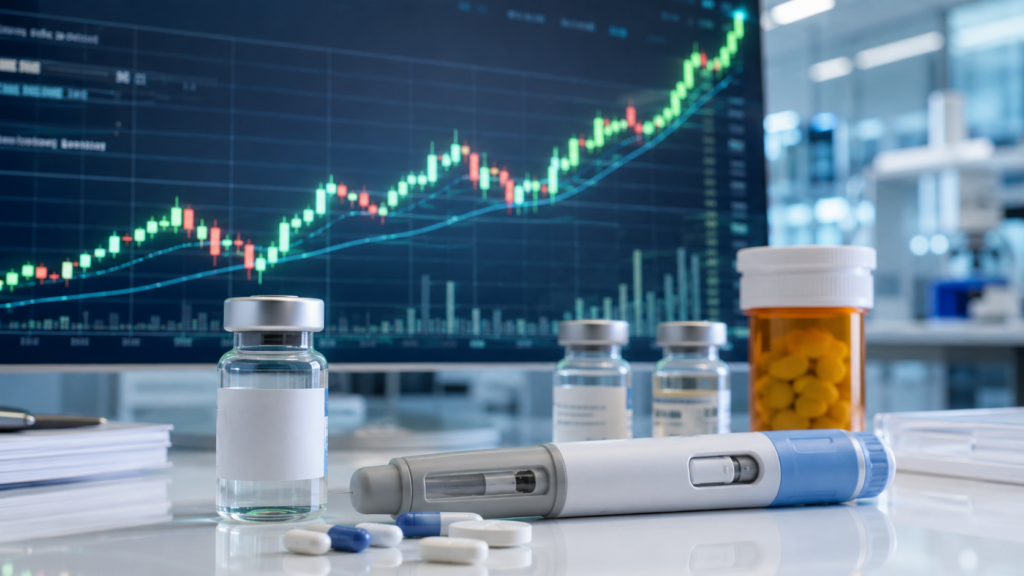 Representative image: Eli Lilly and Company’s record stock rally reflects growing investor confidence in its obesity-treatment portfolio, expanding cancer-drug prospects and improving Medicare access to GLP-1 medicines.