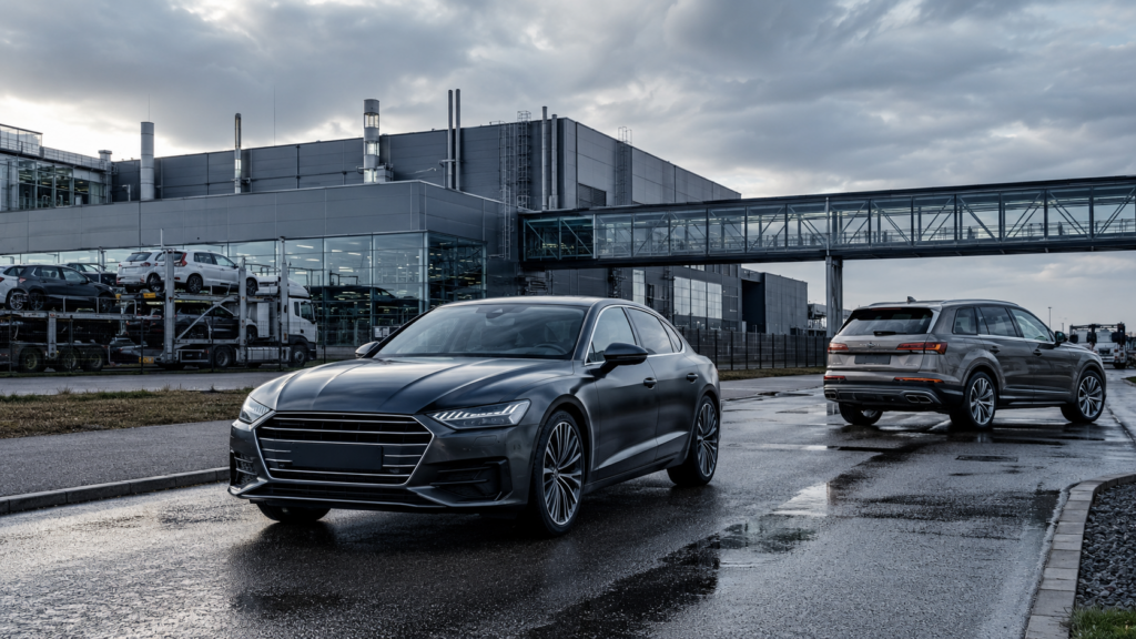 Representative image: A European premium car factory highlights the pressure on BMW Group as weaker China demand, lower margins and cost cuts reshape its 2026 outlook.