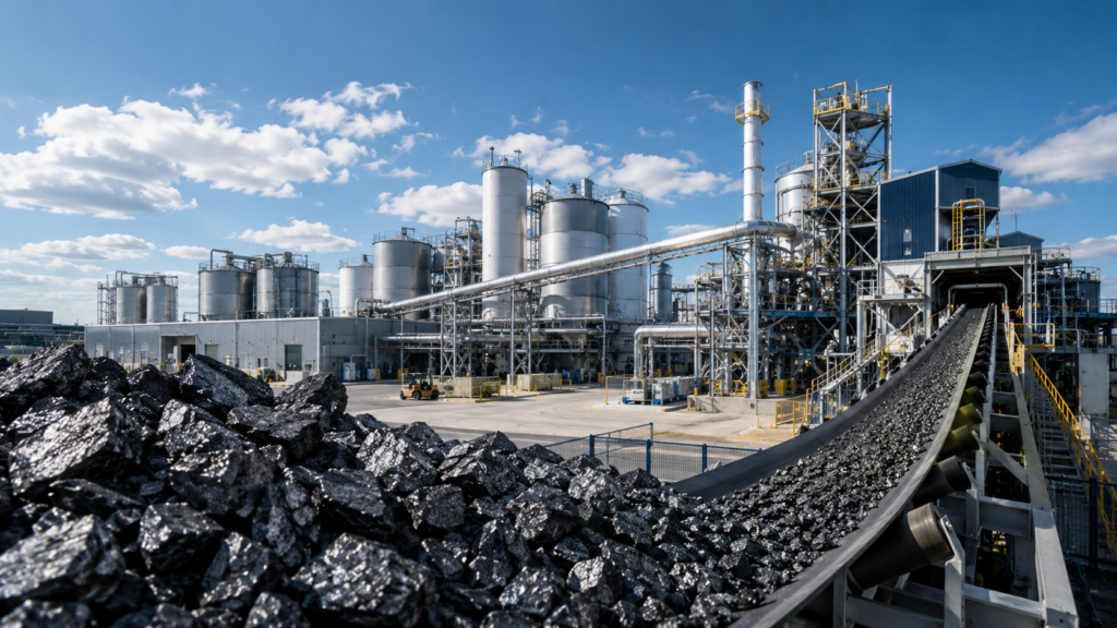 Graphite One’s Ohio battery materials facility plan highlights the race to build a domestic U.S. graphite and anode supply chain for electric vehicles and energy storage. Representative image.