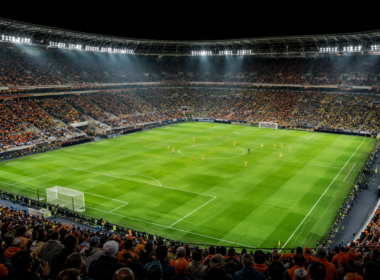 A packed football stadium during the Netherlands vs Sweden FIFA World Cup 2026 clash, where Brian Brobbey and Cody Gakpo powered the Netherlands to a commanding 5-1 victory in Houston. Representative image.