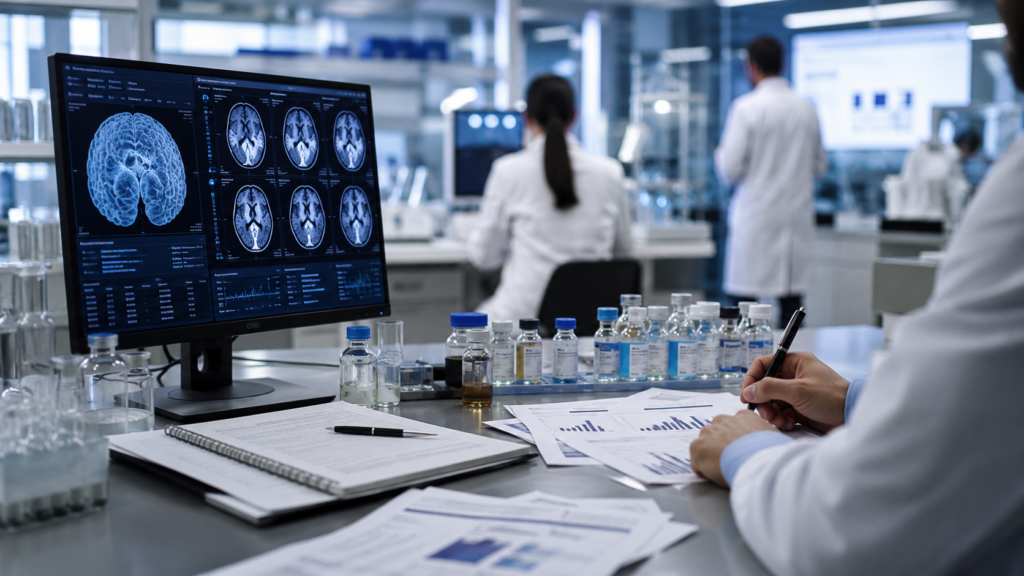 Representative image: Neuropsychiatric drug research and brain imaging illustrate Otsuka Holdings’ Transcend Therapeutics acquisition and its push to advance TSND-201 as a potential next-generation PTSD treatment.